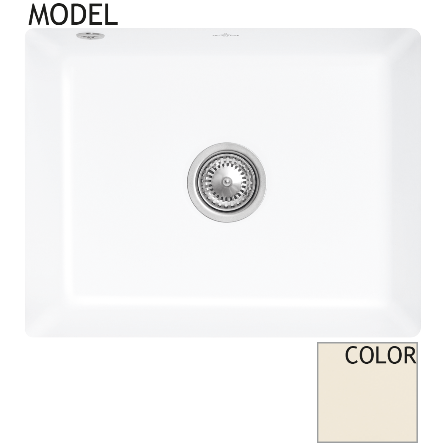 V&B 3310.01.kr subway 60 su creme glanzend