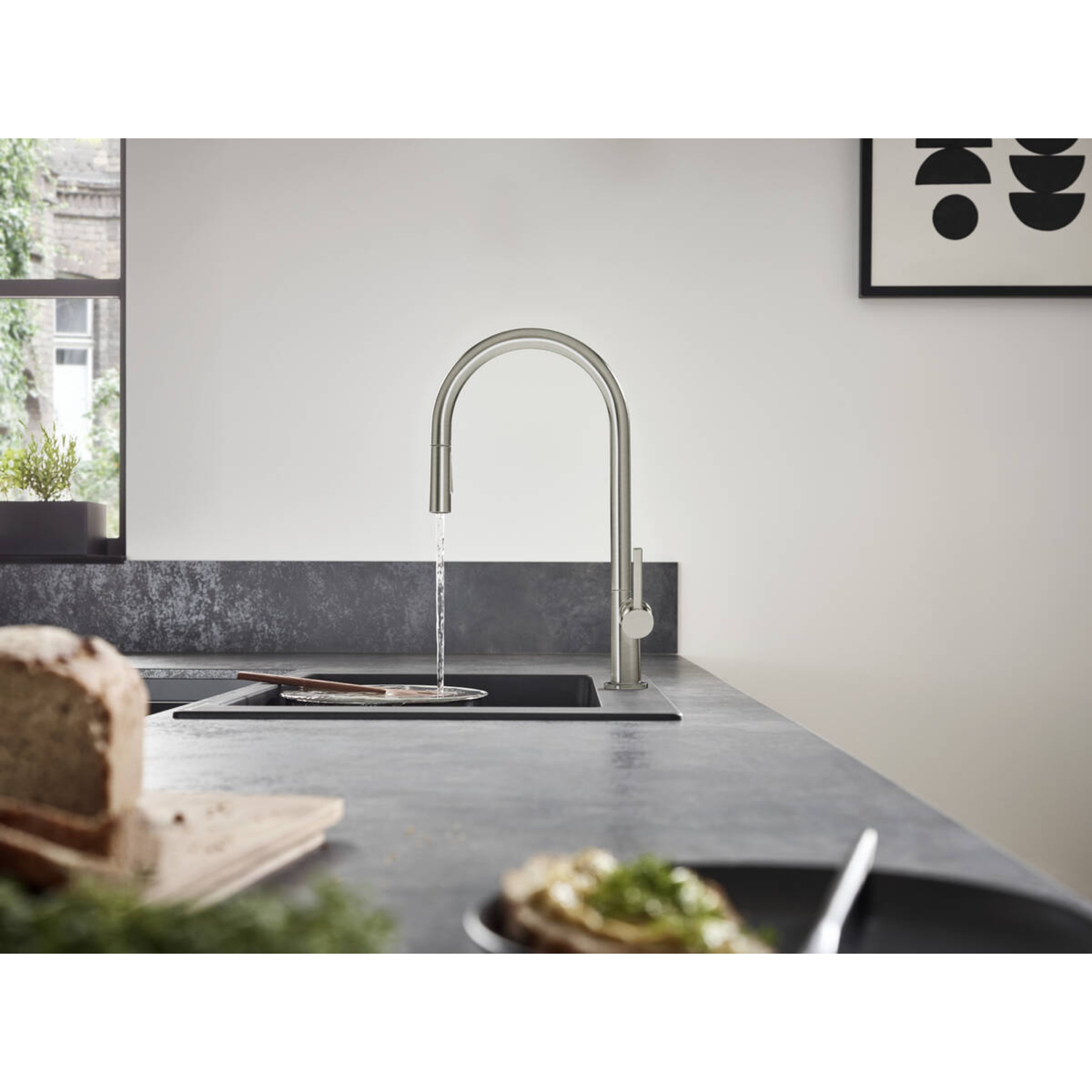 Hansgrohe Talis M54 miti cuis 210 d ext 2jet sbox look inox 