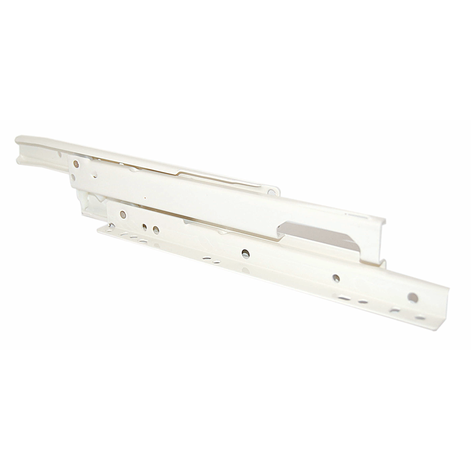 Coulisse AL5300 fixation fond crème 650mm 50kg ferm.aut 