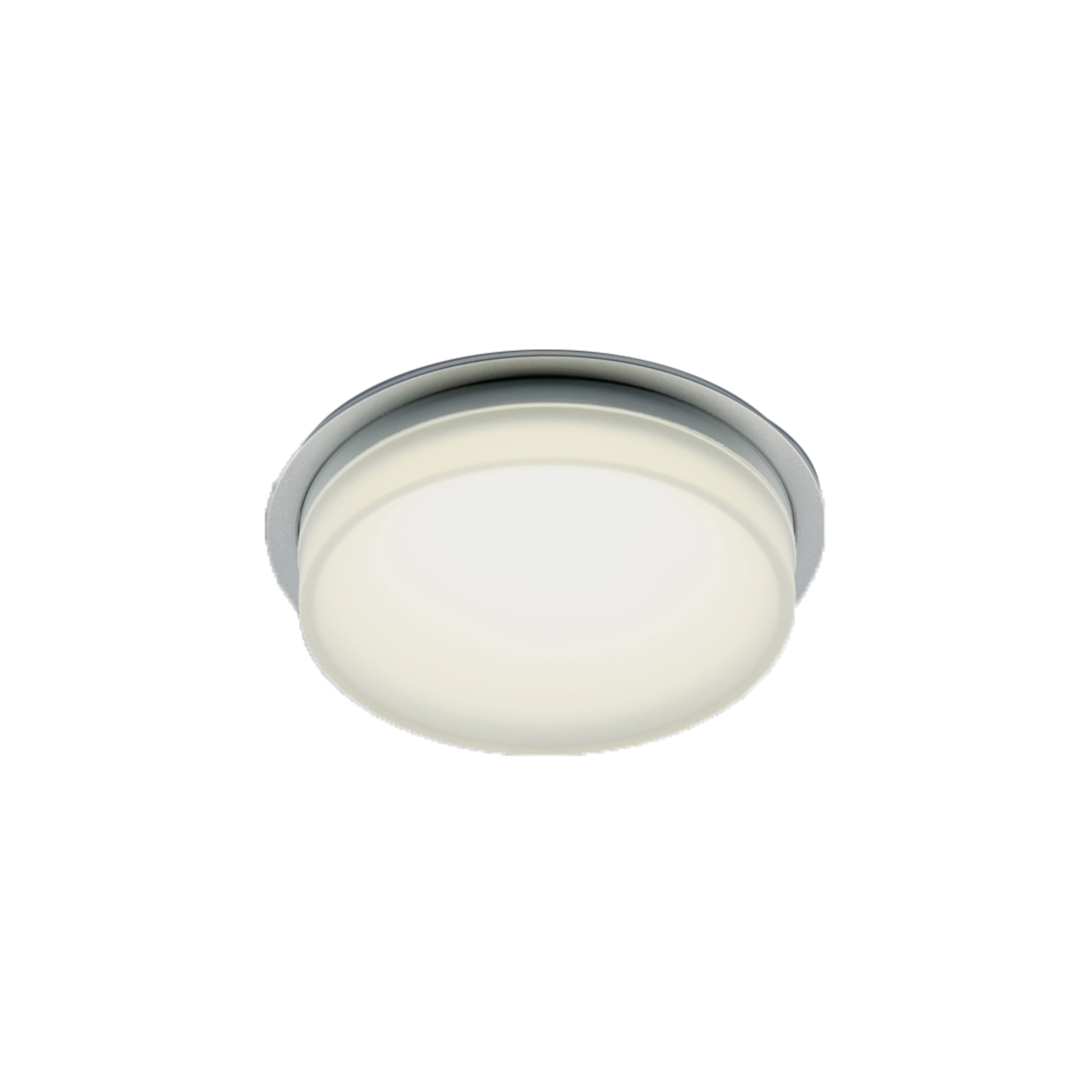 Spot LD 5000 half-inbouw alu-look zonder lamp + 2m kabel