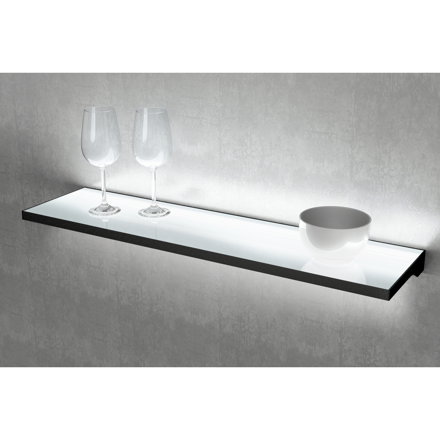 Teo Slim led glastablet 900mm 9,98W 4000K zwart