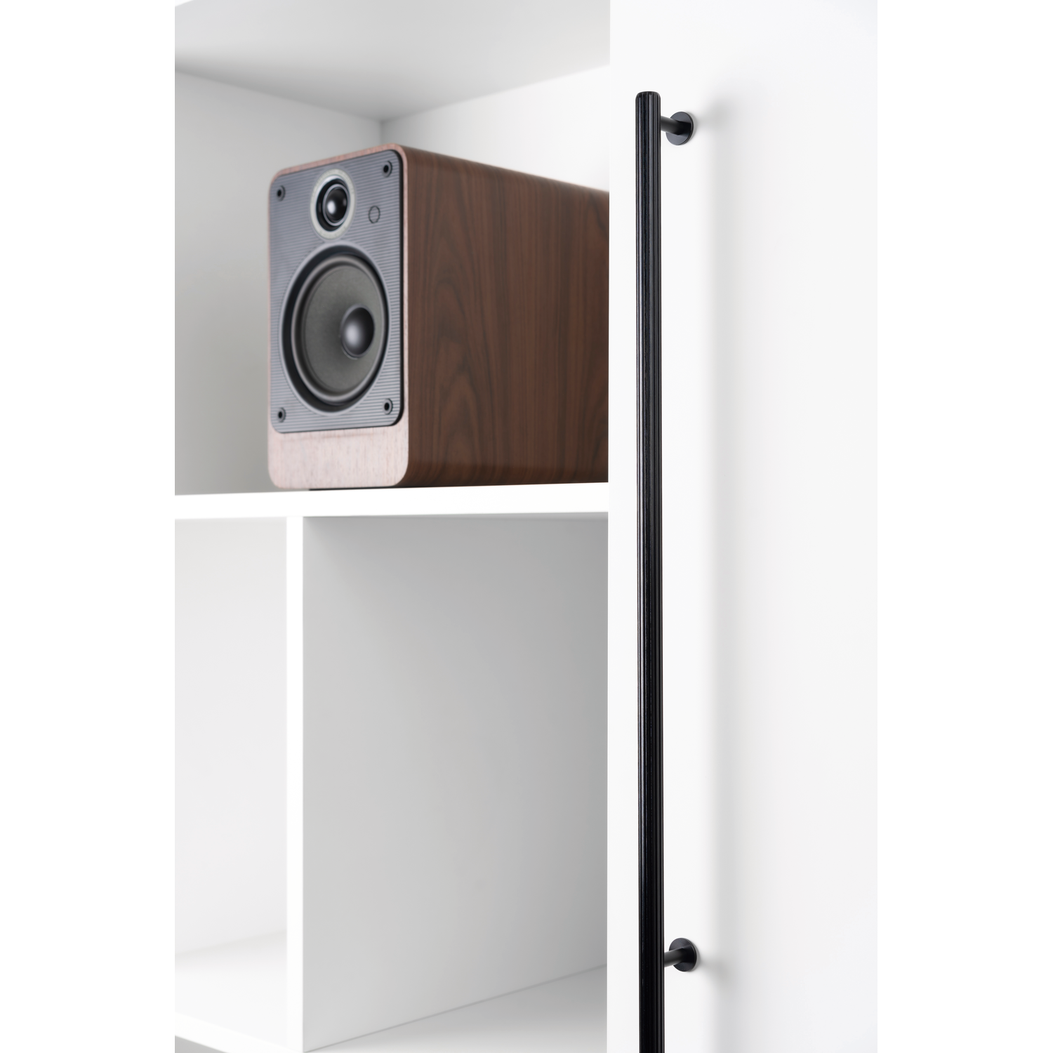 Poignée RILLE BA480 L510 aluminium brossé noir
