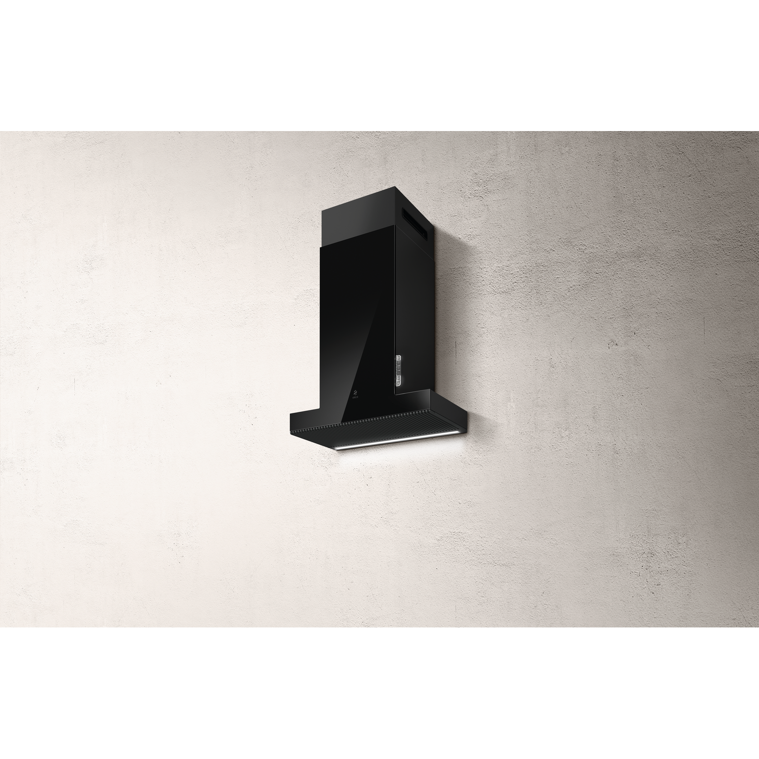 Haiku mural aspiration noir verre 60 cm 