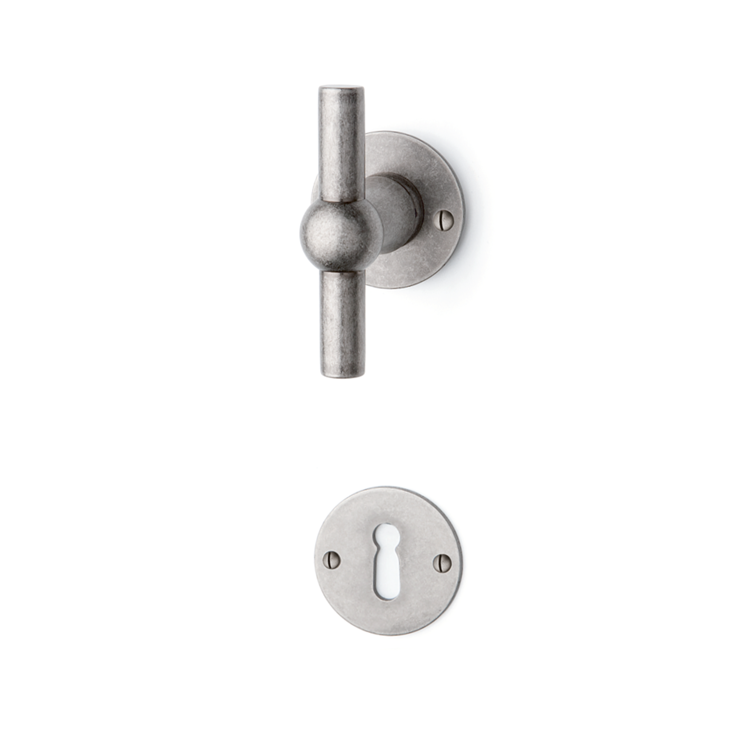 Quincalux deurkruk (1 pr) 124t-00 tin-messing