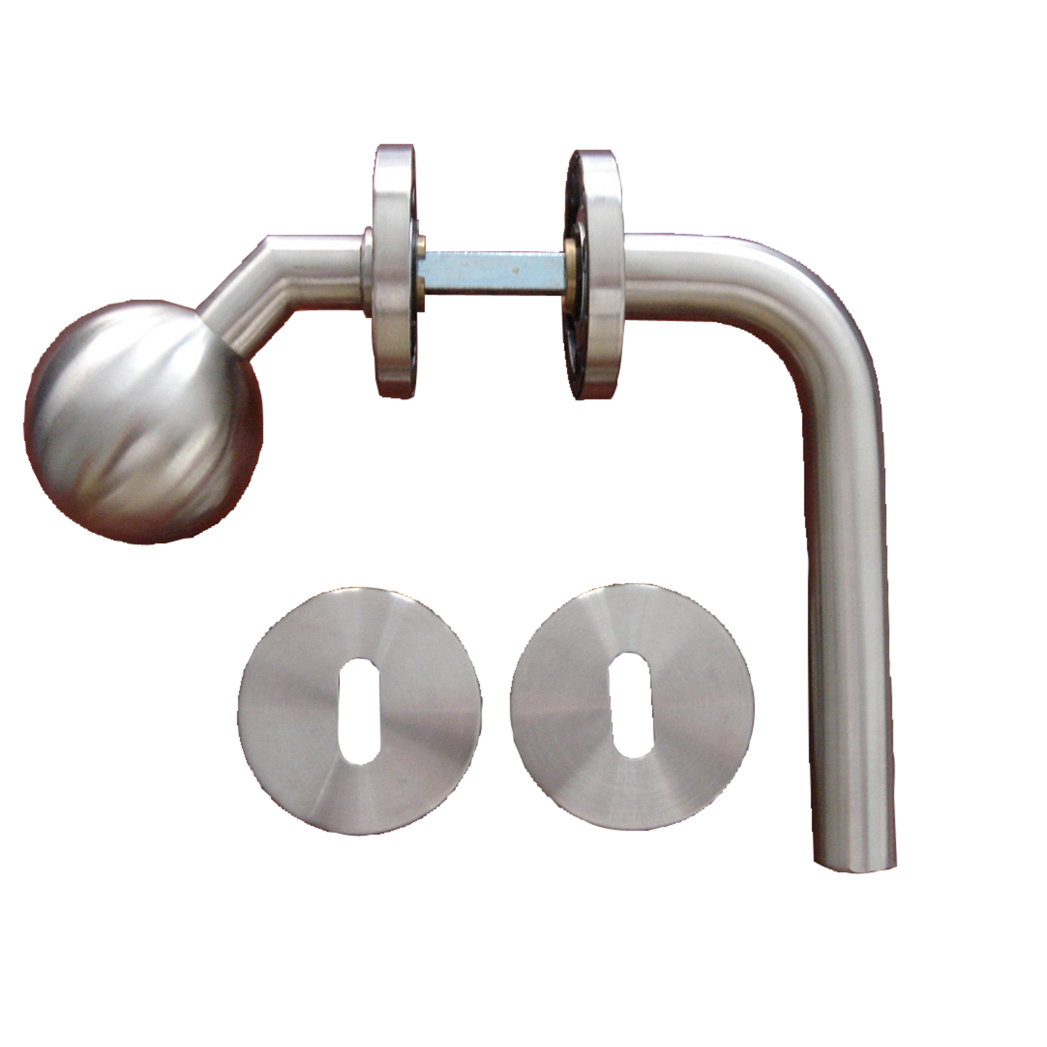 Bouton tourn courbe d50 +clenche bb ga  19mm rvs
