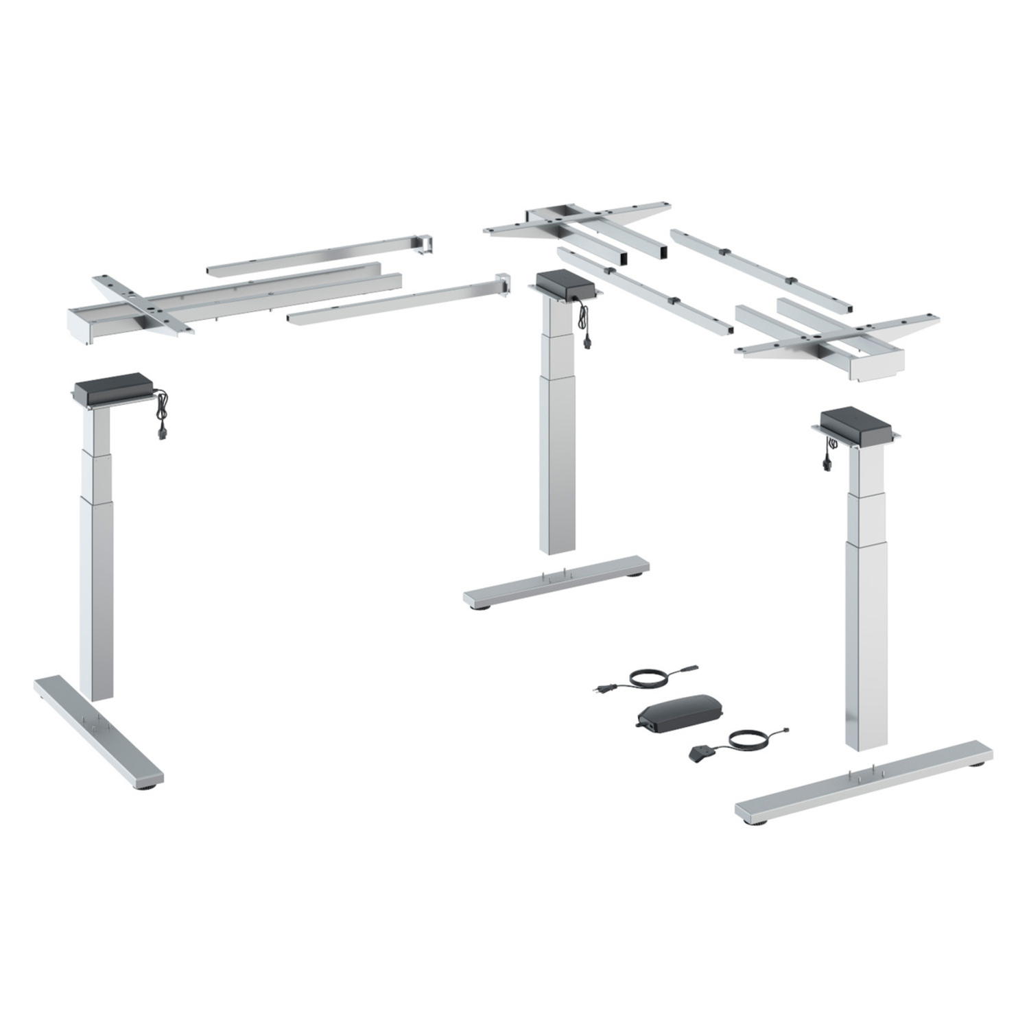 Steelforce Pro 671 SLS Highline 90° XL, argent