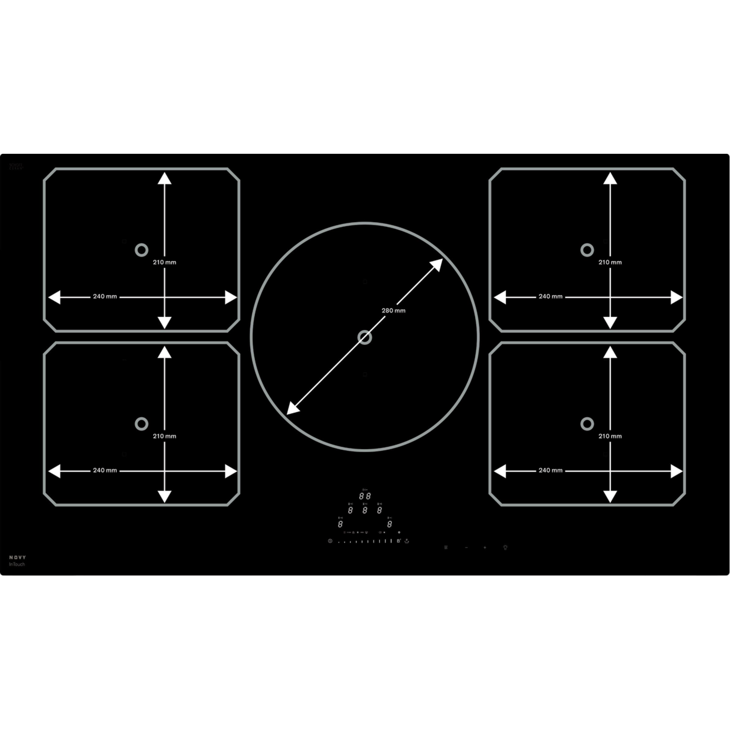 Novy induction Pro 90 cm 