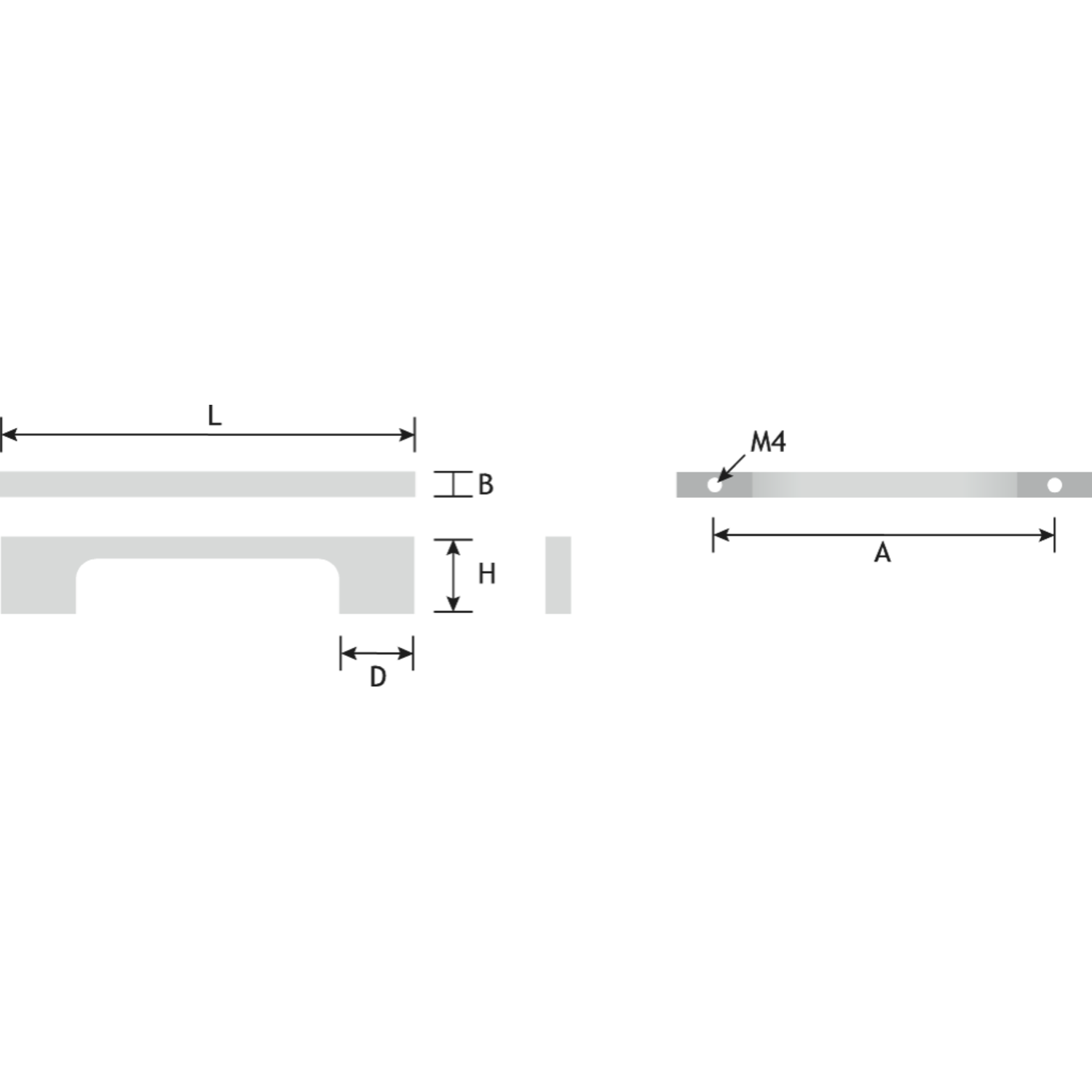 Greep oeloe zamak wit ba 224mm l243mm
