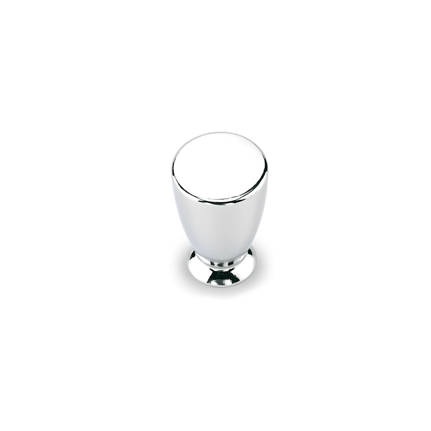 Bouton Novae, H 28 mm, ø 19 mm, chromé brillant