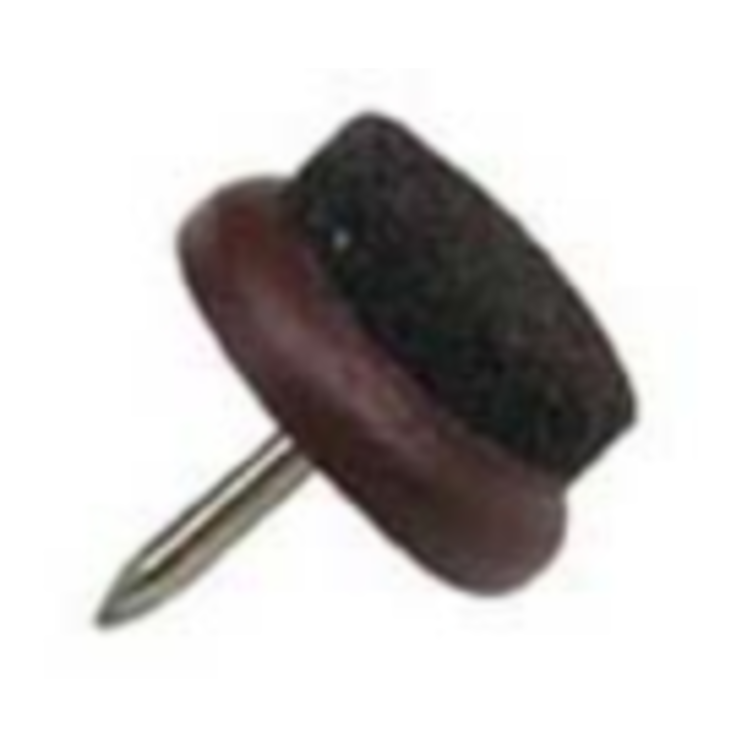 Meubelglijder met viltvlak 17mm bruin
