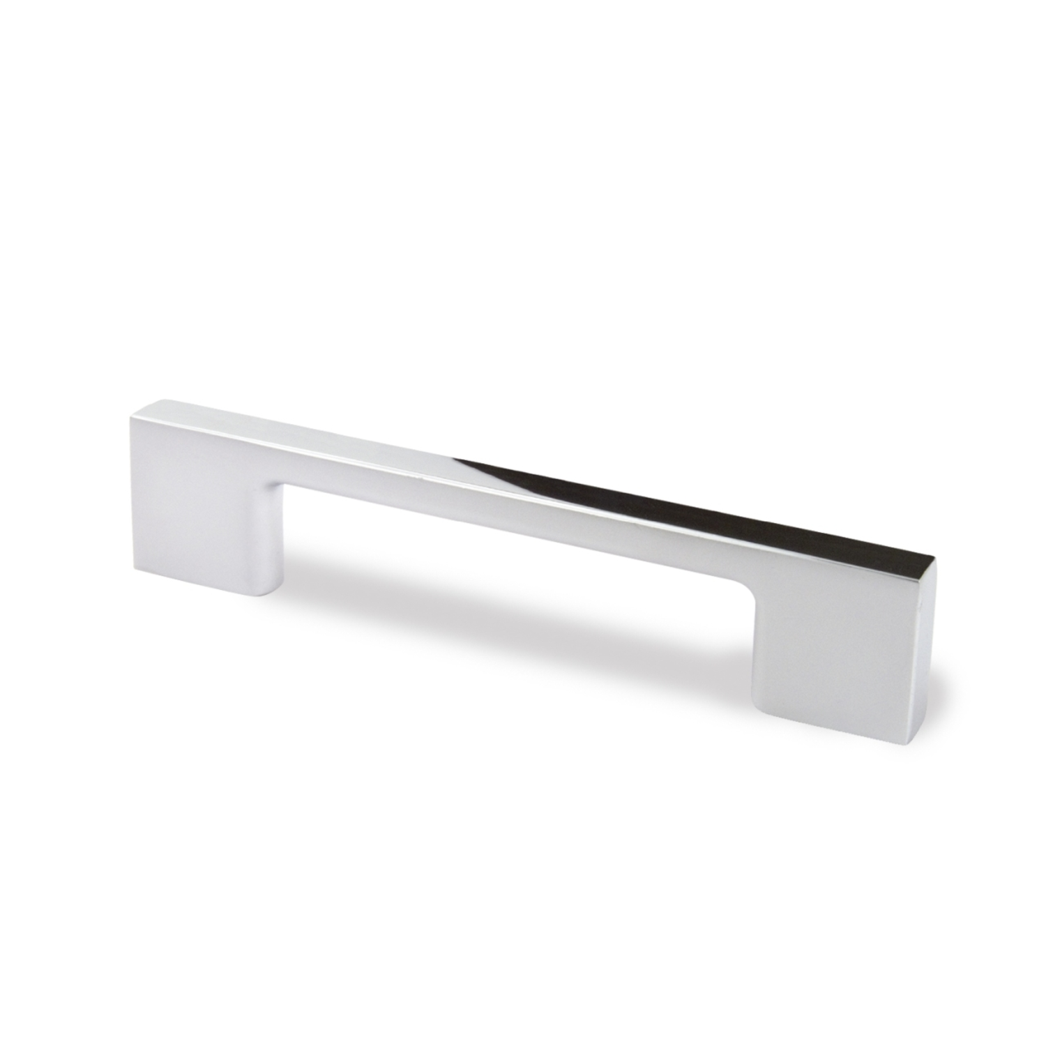 Poignée Belluno, entraxe de perçages 160 / 192 mm, L 200 mm, B 9 mm, H 30 mm, chromé brillant