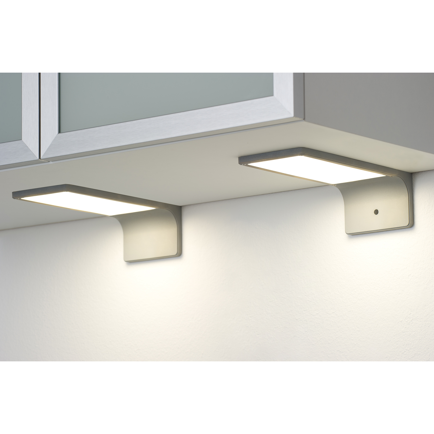 Set 1 led triled sousencastré 4.44W 4200K alu look Touch 10W avec dimmertransfo