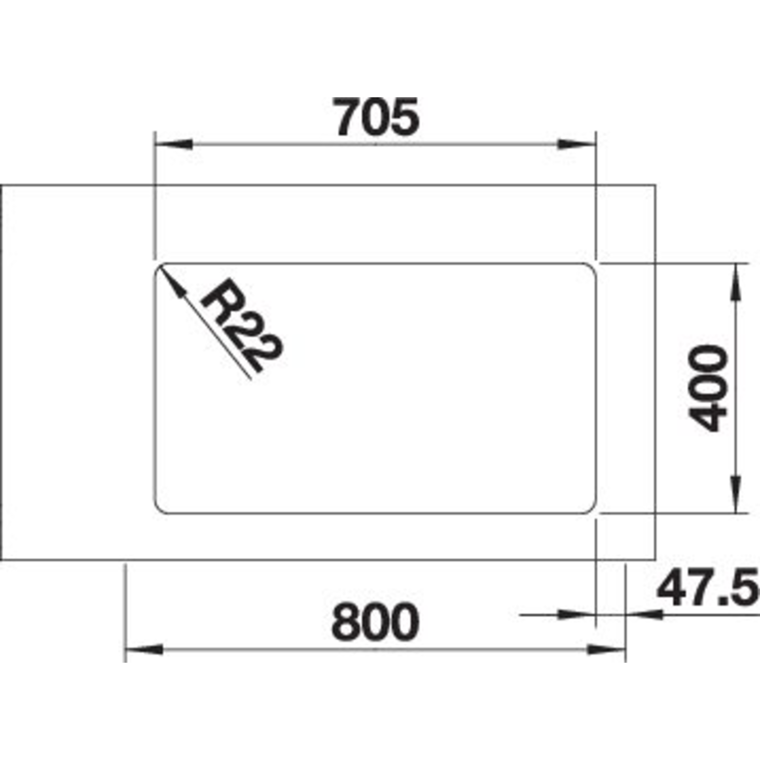 Blanco évier andano 340/340-u man. 