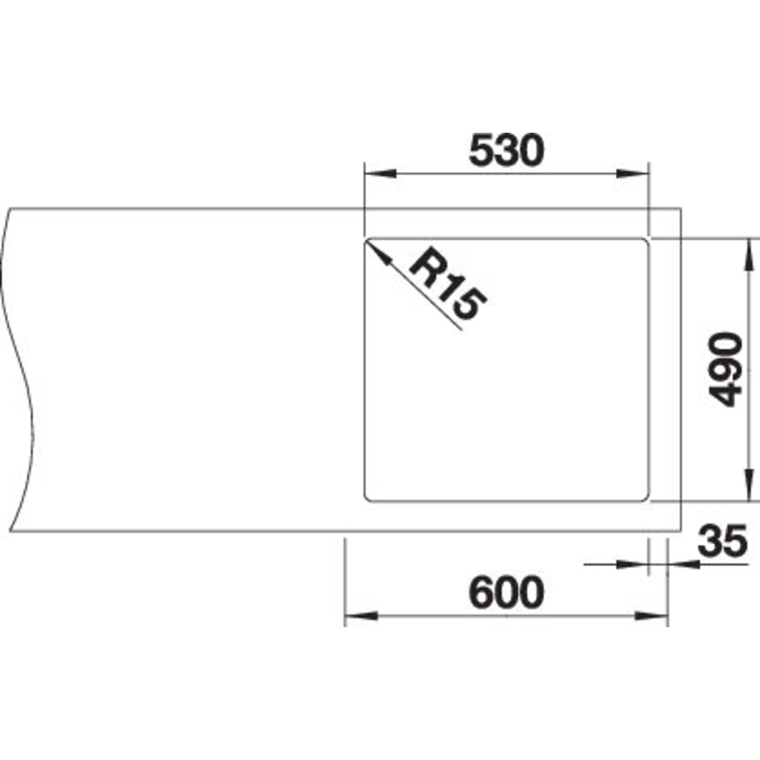 Blanco évier Andano 500-IF/A auto 