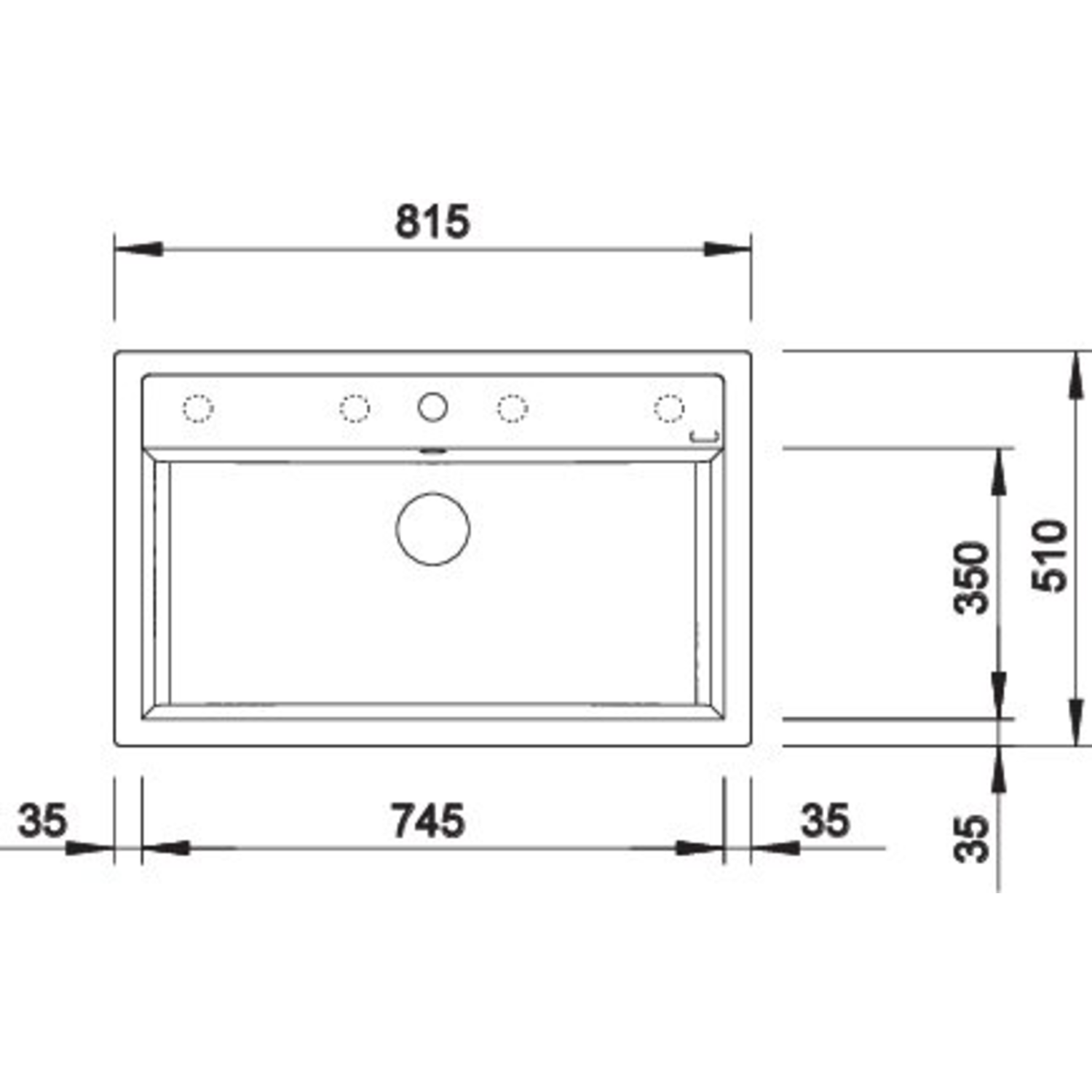 Blanco Dalago 8 blanc doux commande automatique