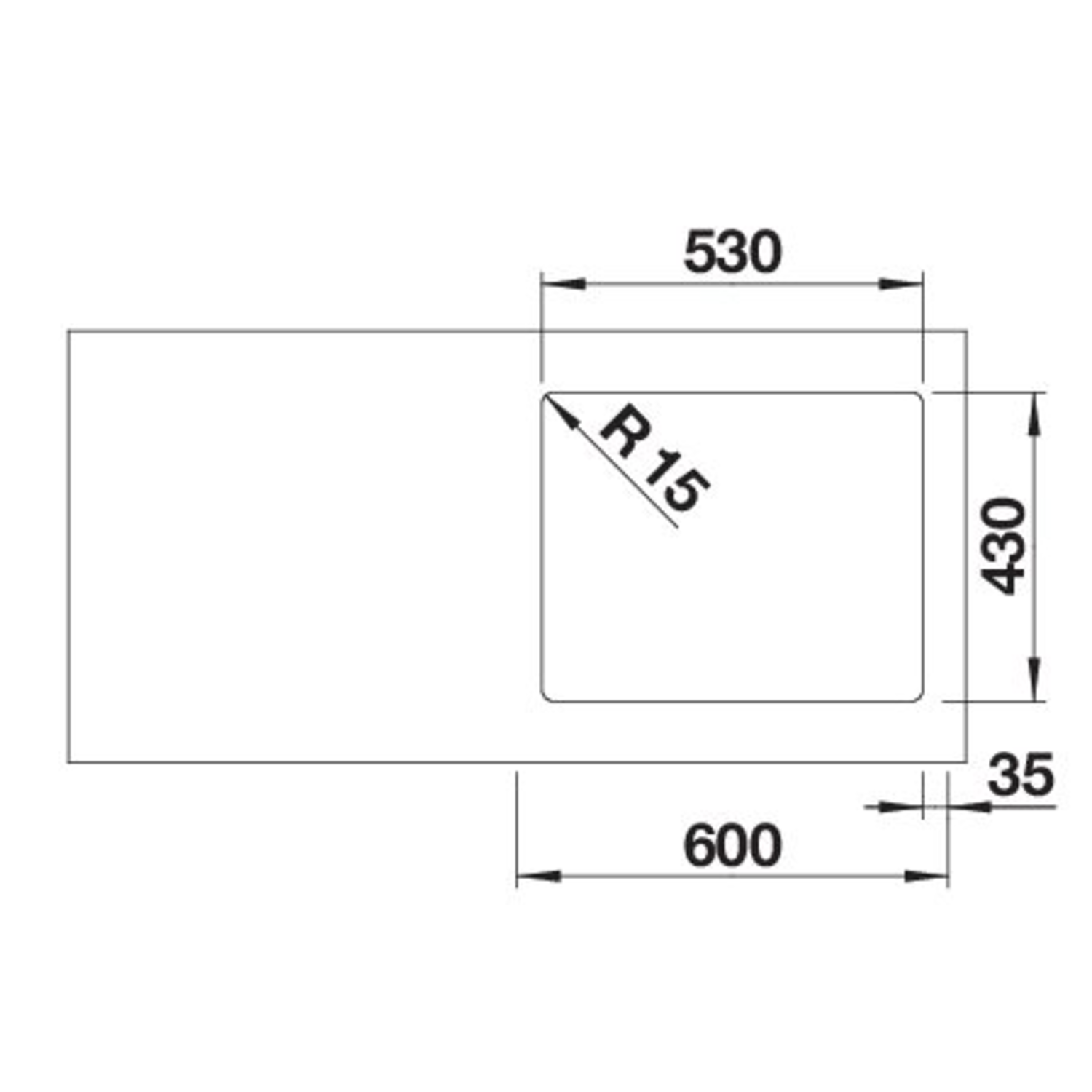 Blanco Solis 500-IF commande manuelle