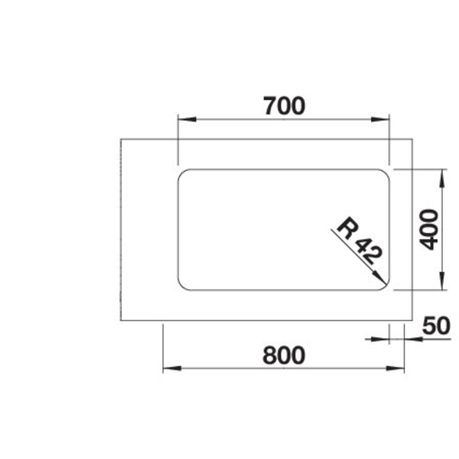 Blanco Solis 700-U commande manuelle