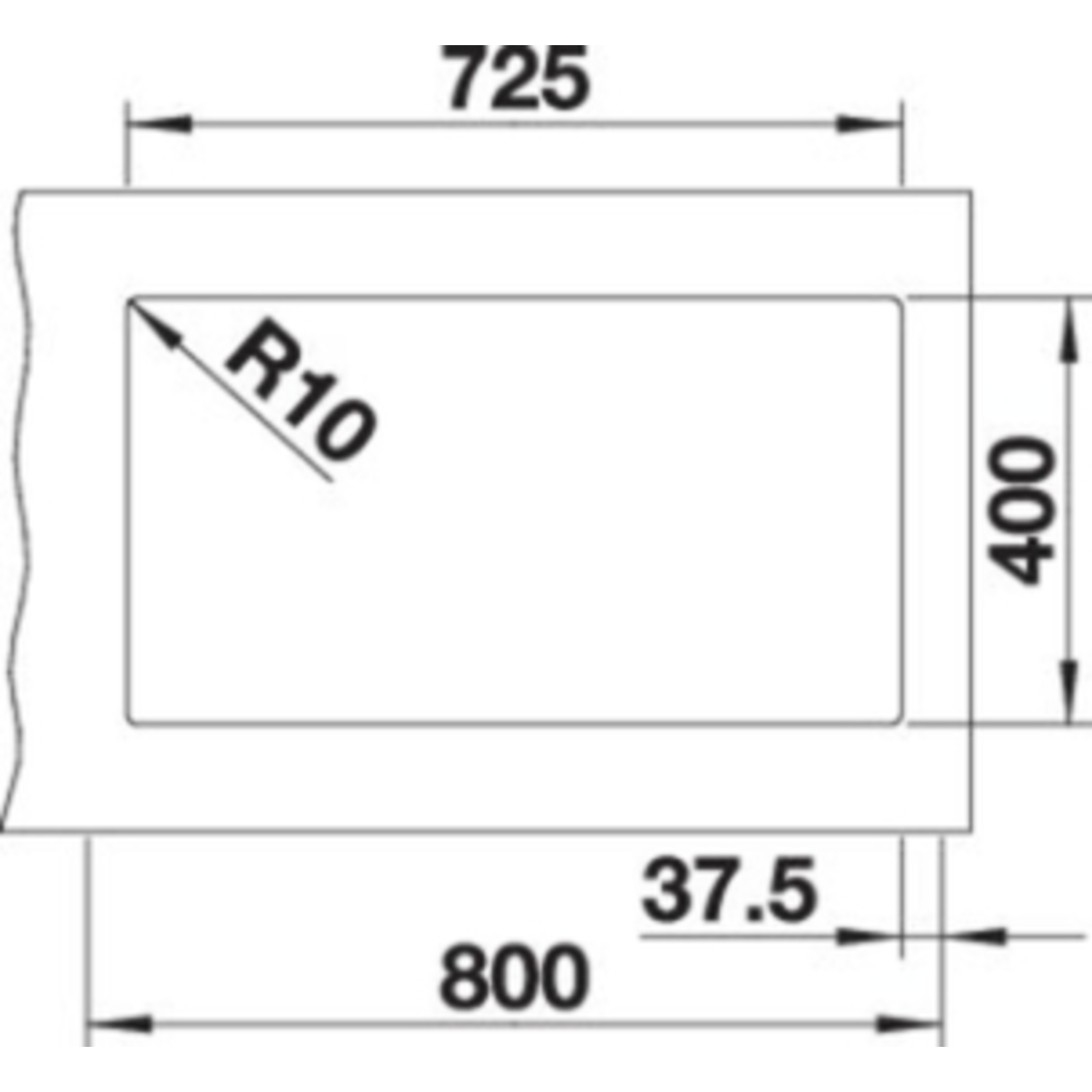 Blanco Subline 430/270-U ga tartufo commande manuelle