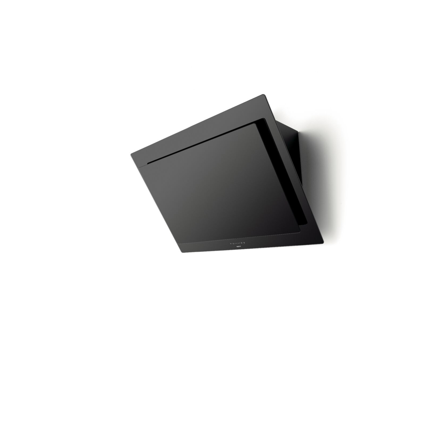 Novy Vision 90 cm zwart glas Zwart wanddampkap rec