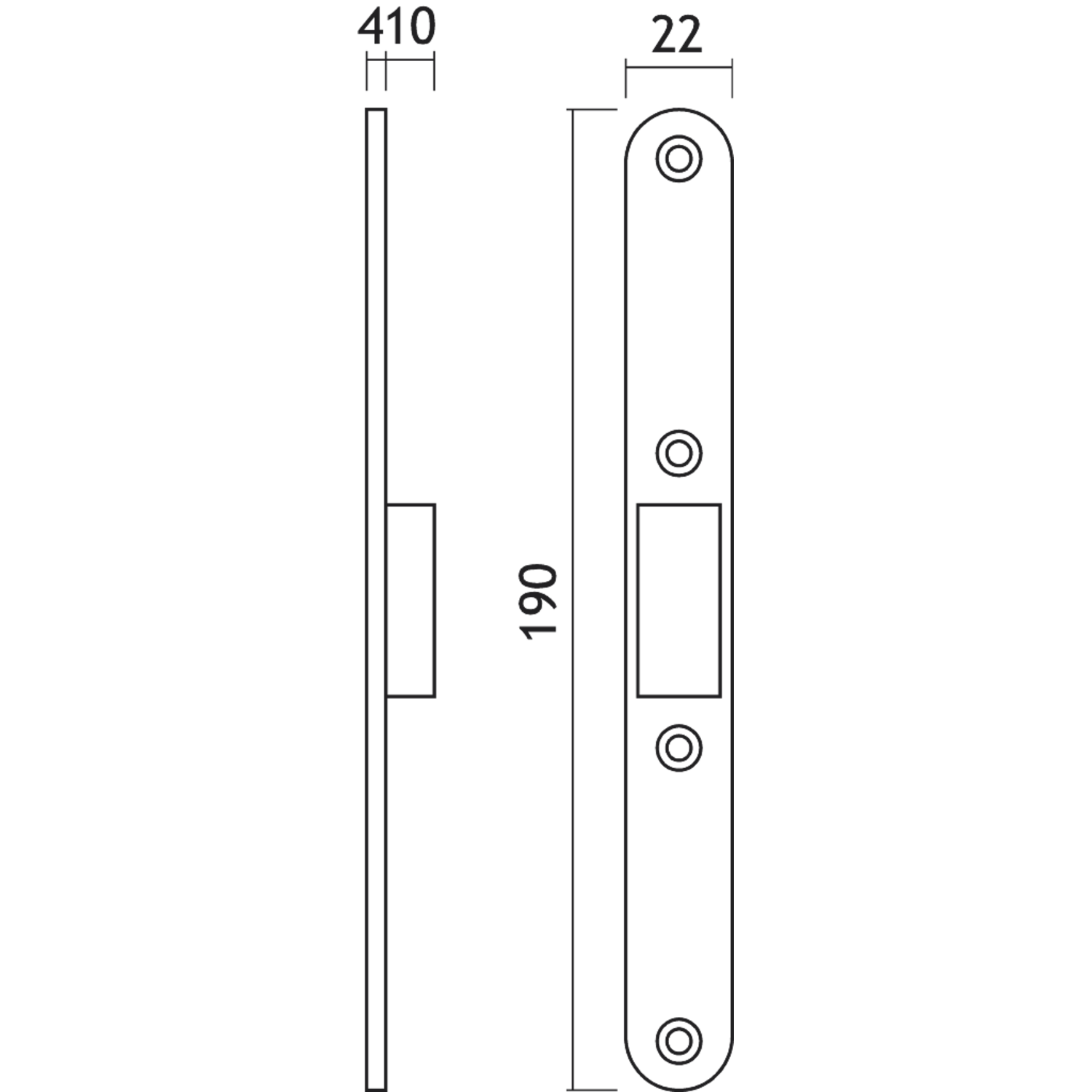 Xinnix nz magnetische sluiting 190mm grijs