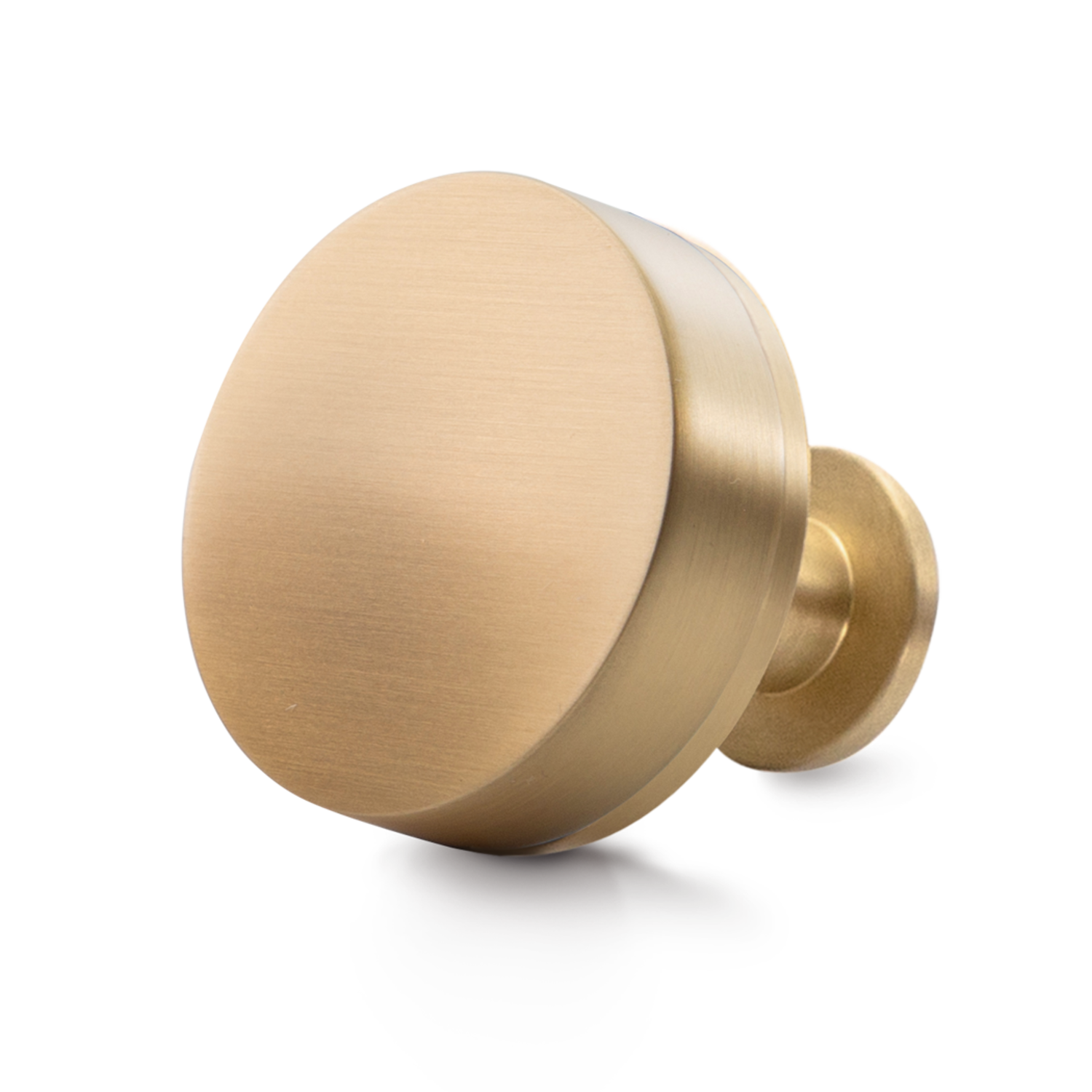 Bouton qupon ø30x28 or brossé 