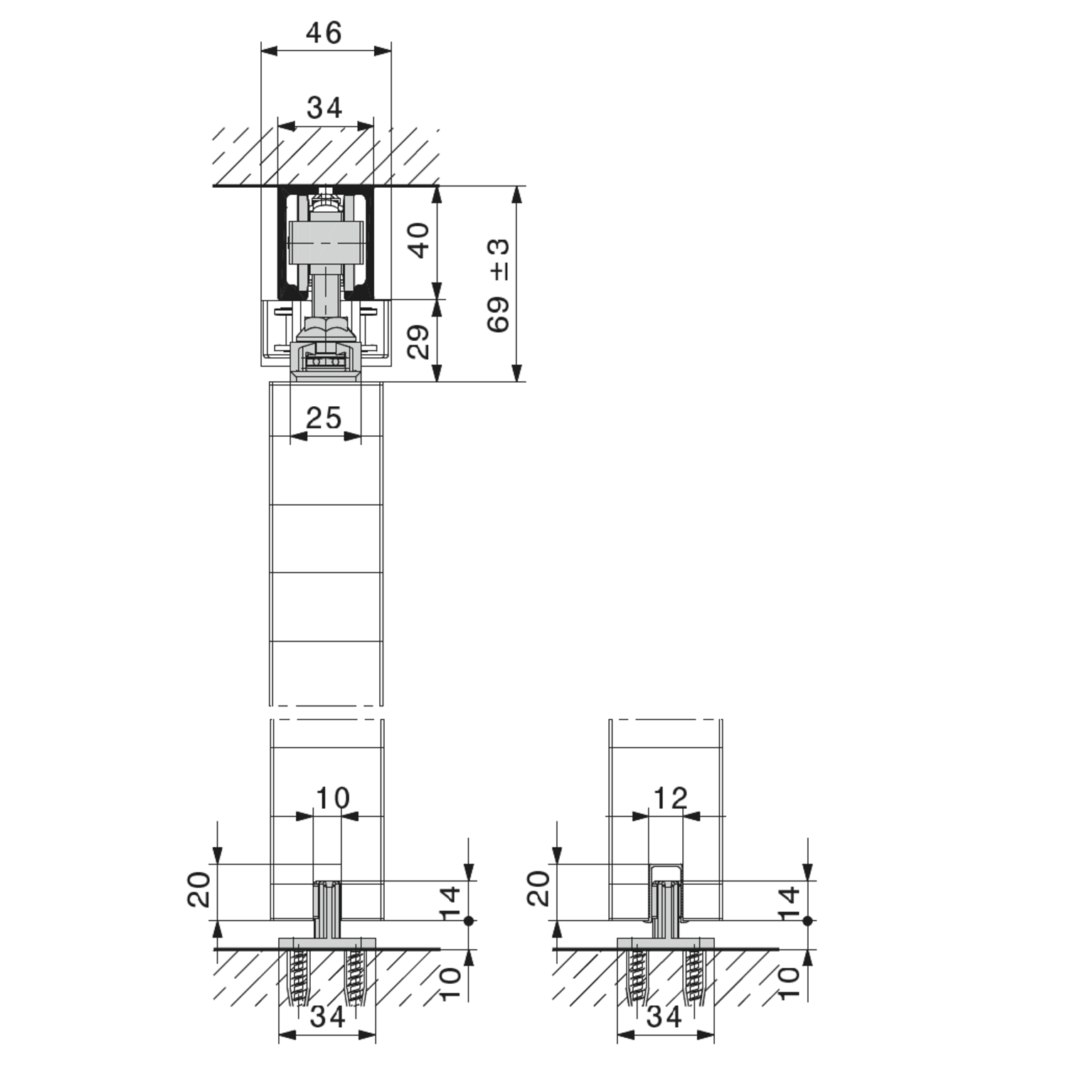 Hawa Junior 100/2 Symmetric Z garniture de base