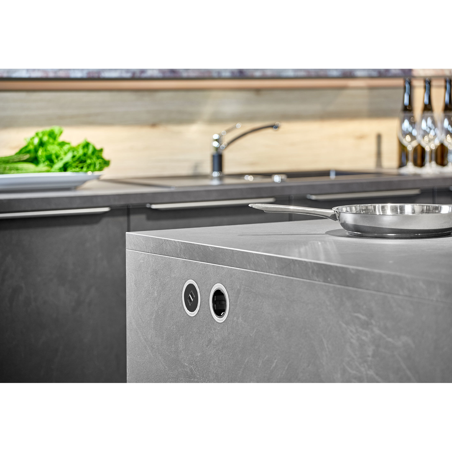 Evoline One prise anneau inox + 3m câble nl/d/l 