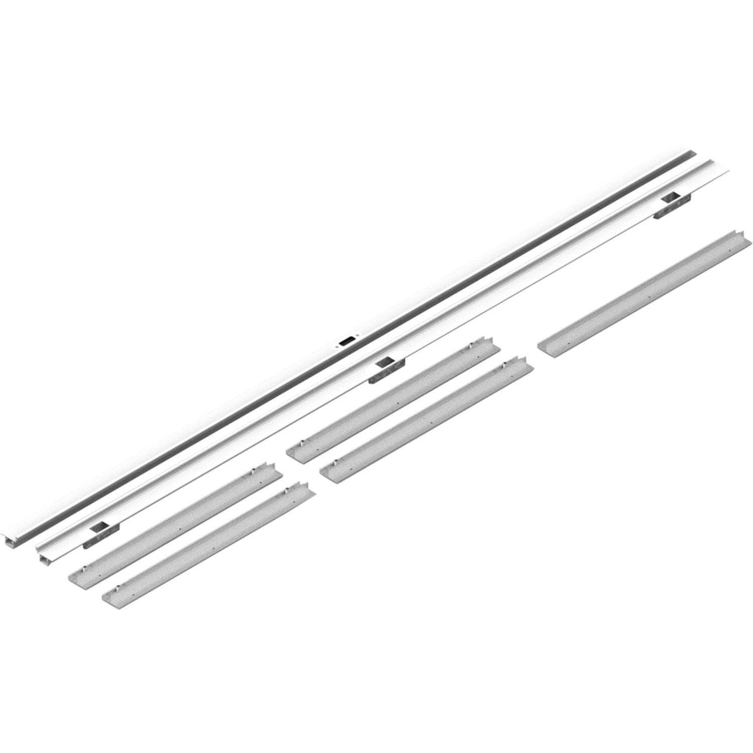 Xinnix X2 set montant blanc droite 2115mm-90kg à pousser/charniere A24.0(3)