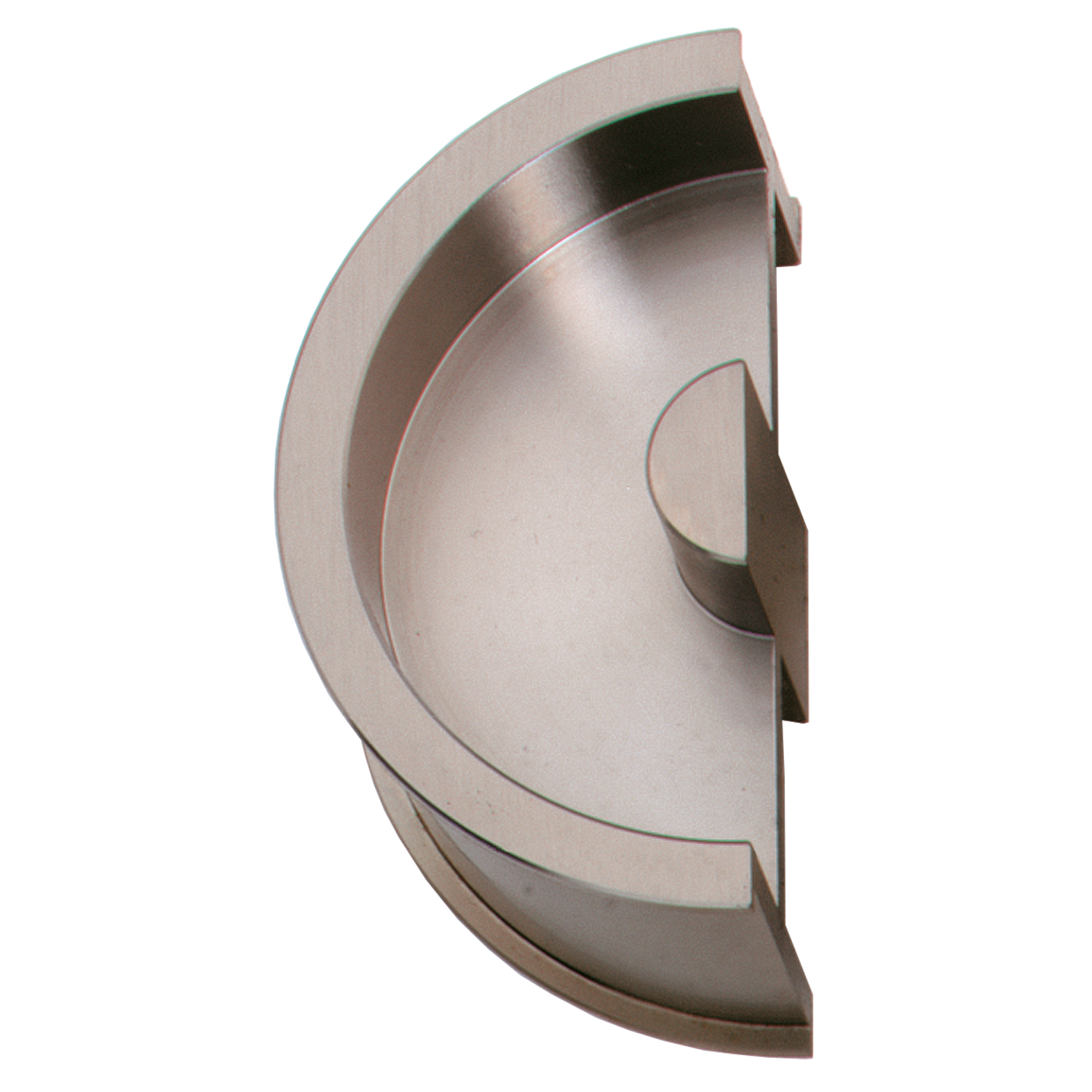 Schuifdeurgreep moon  40mm rvs
