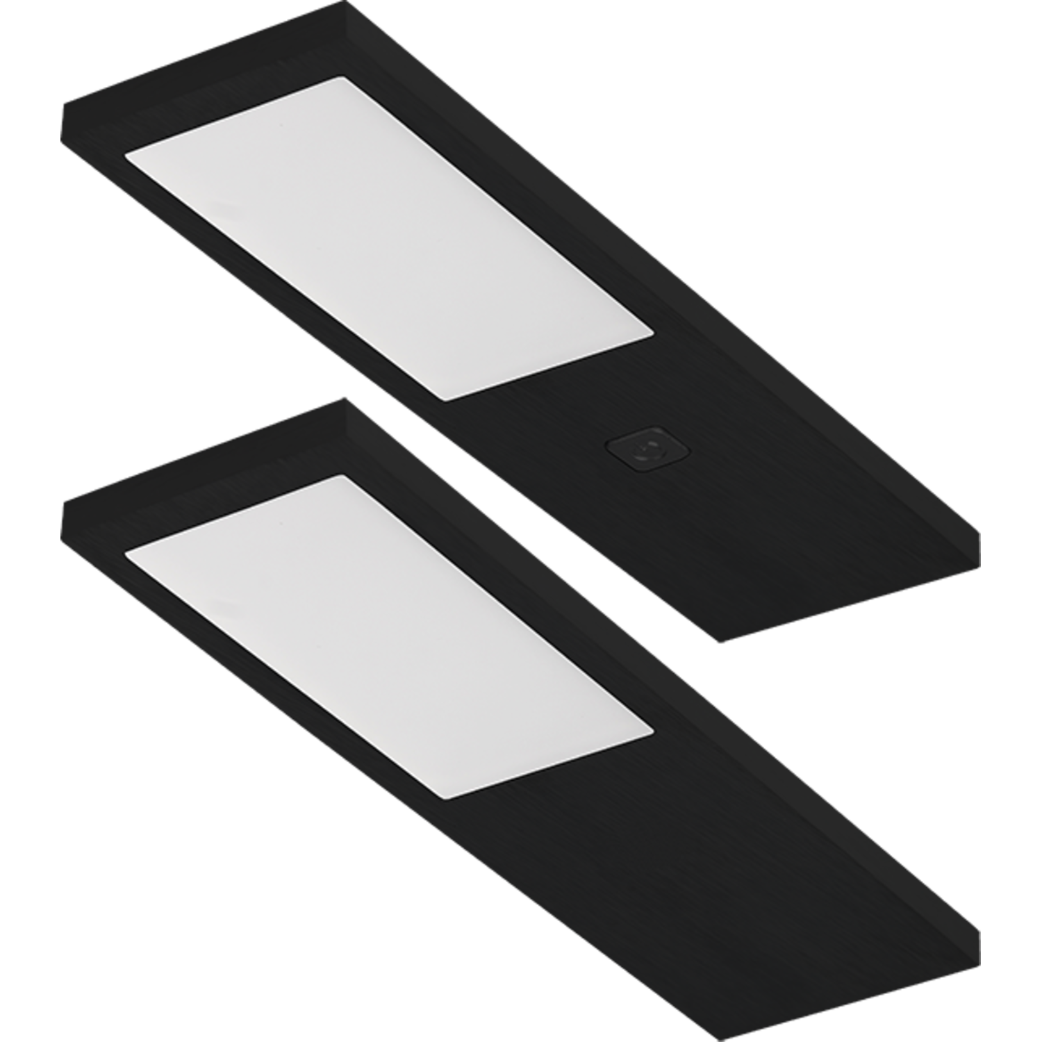 Streto Led zwart set 2x4w 4000K-12V + convertermet met schakelaar