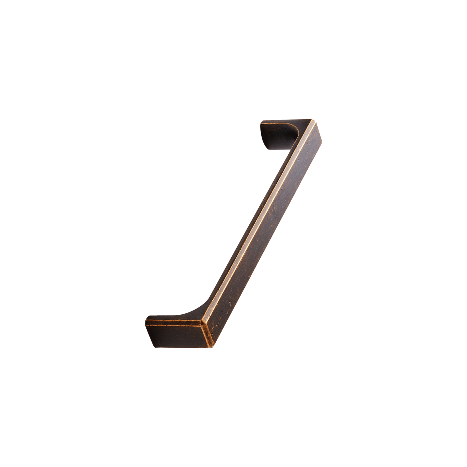 Greep fold ba160 l170 zamak antiek bruin