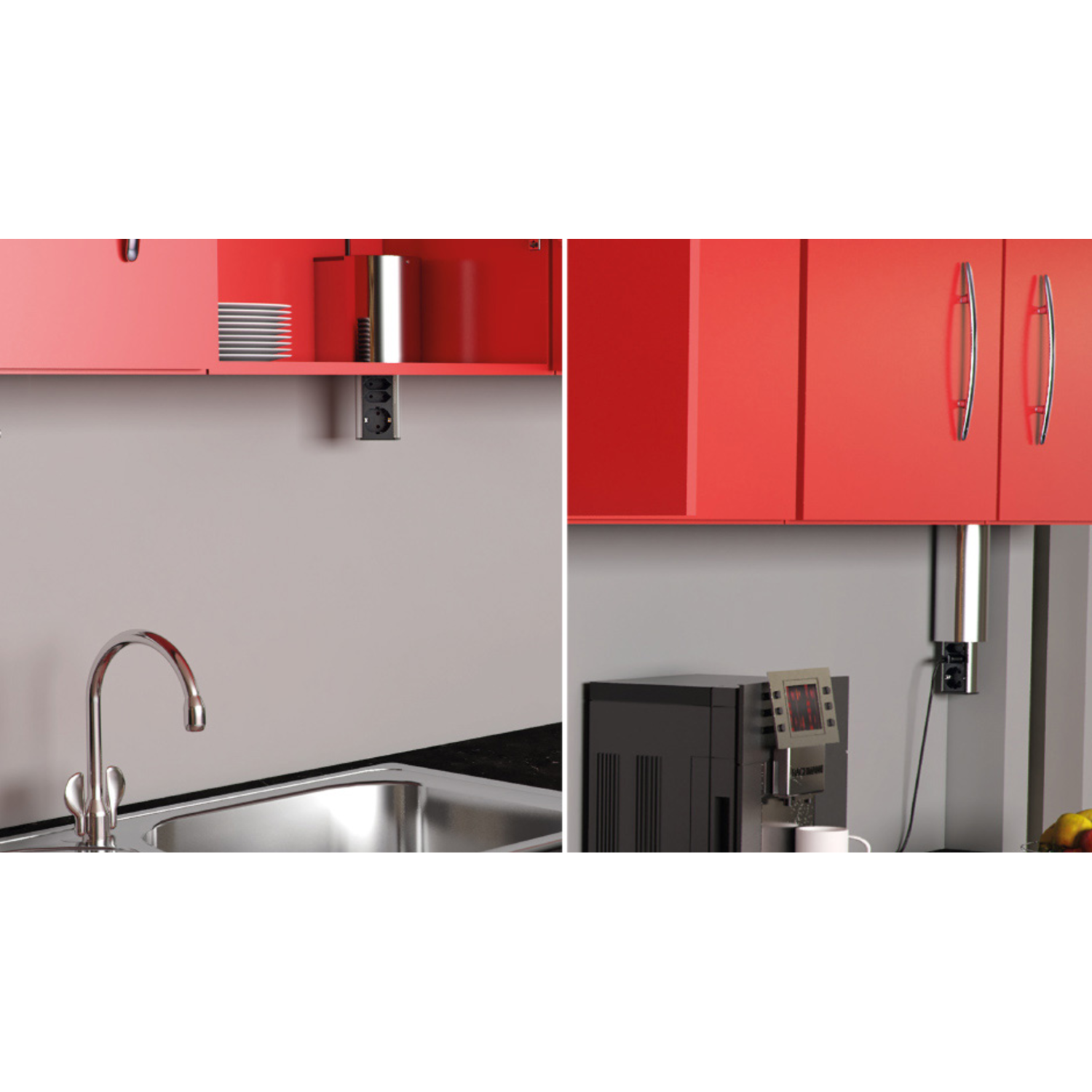 Elevator look inox b-f 2 prises  