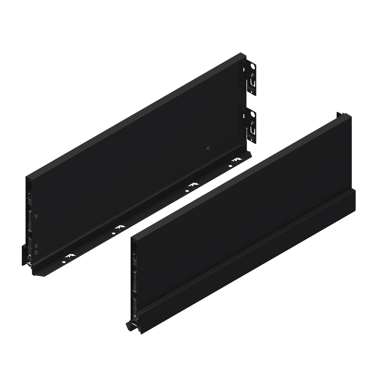 Nova Pro Scala set zijwand zwart h186 nl550