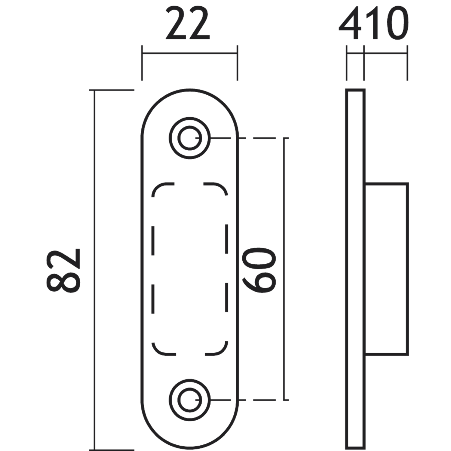Xinnix nz magnetische sluiting 82x22 grijs