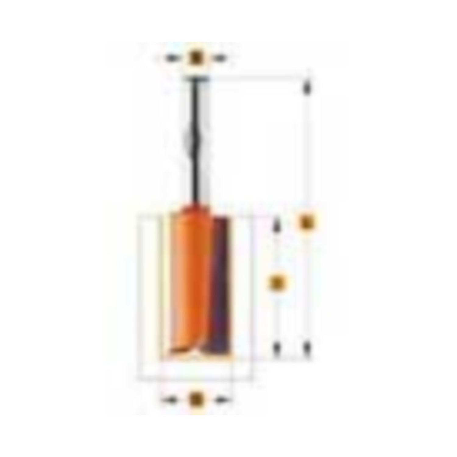Rechte frees d=12 mm i=31 l=60 hw