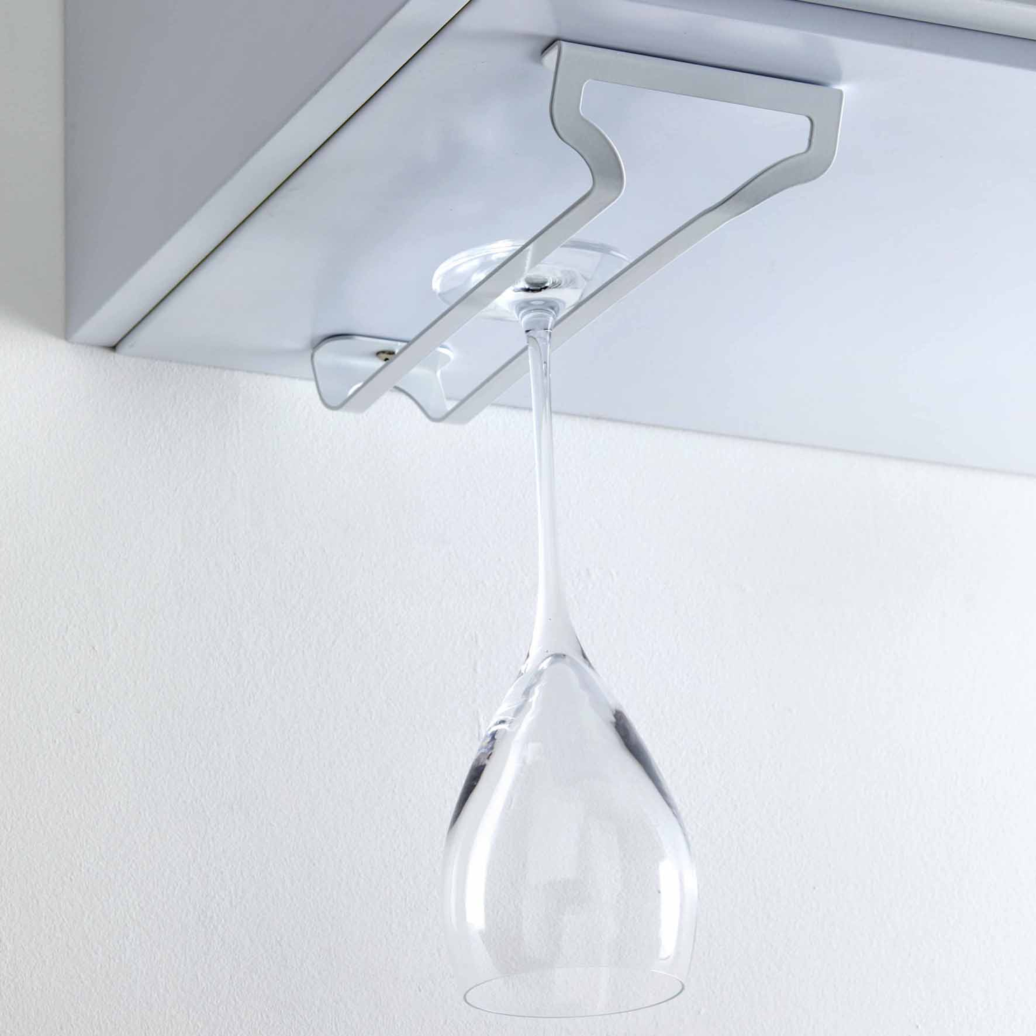 Porte-verres inox look - 3 verres 