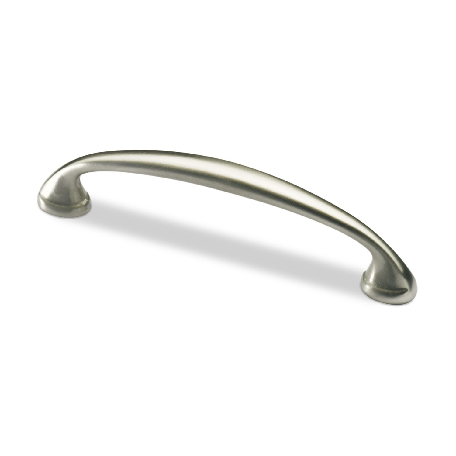 Poignée Terranda, entraxe de perçages 128, L 146 mm, B 12 mm, H 28 mm, aspect inox brossé