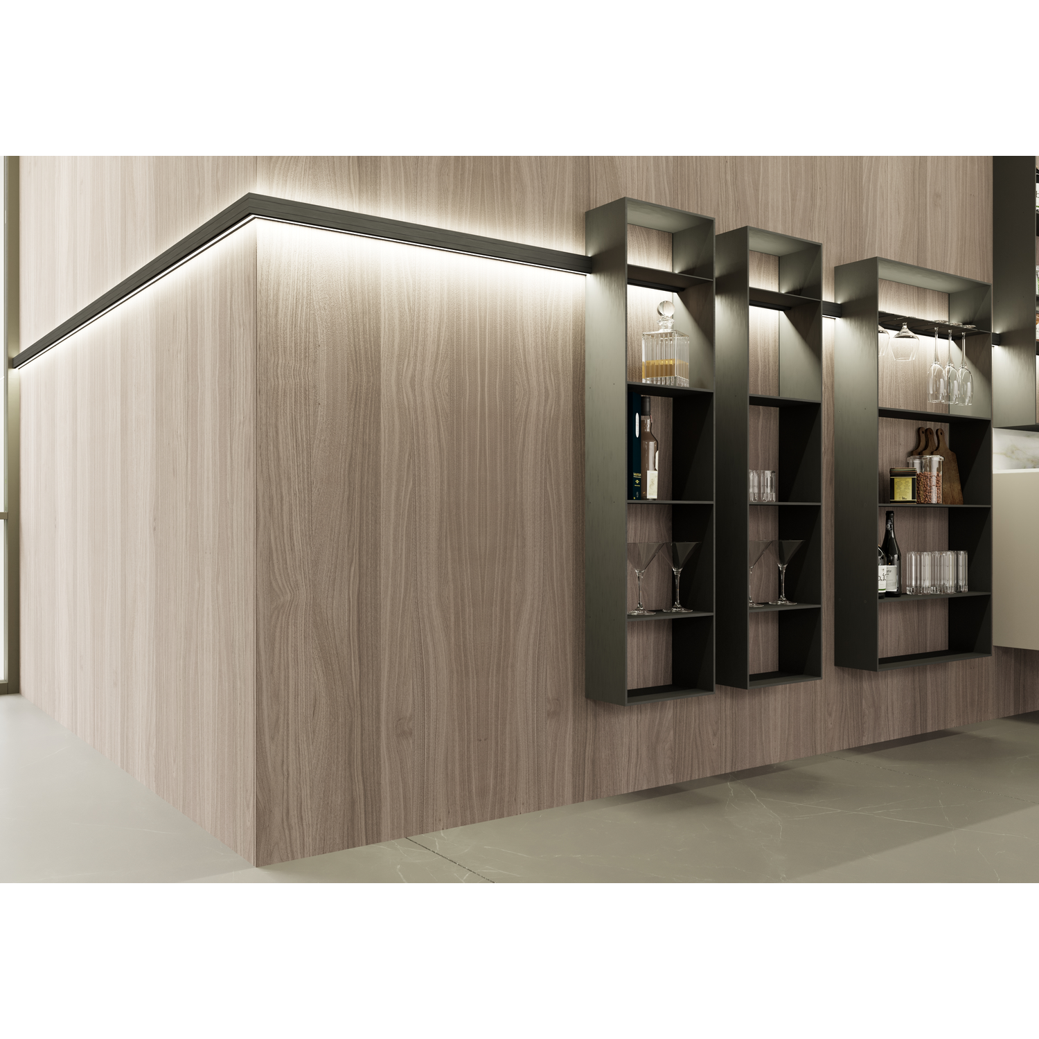 Mec sign aluminium montageprofiel 3m