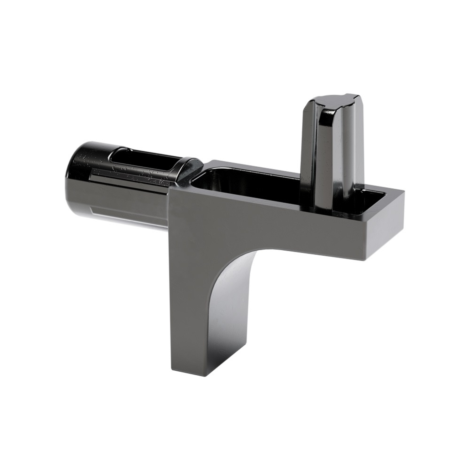 Support tablette K-Line d.5mm nickele a/pin noir 