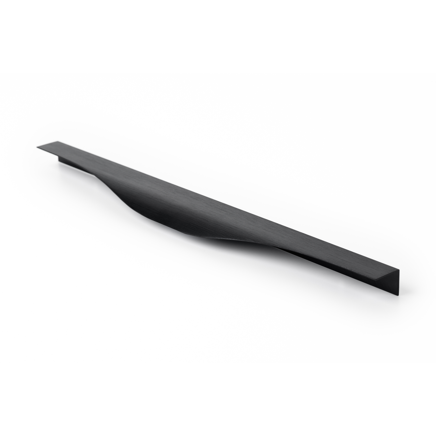 Greep NOMA BA256 L350 aluminium geborsteld zwart