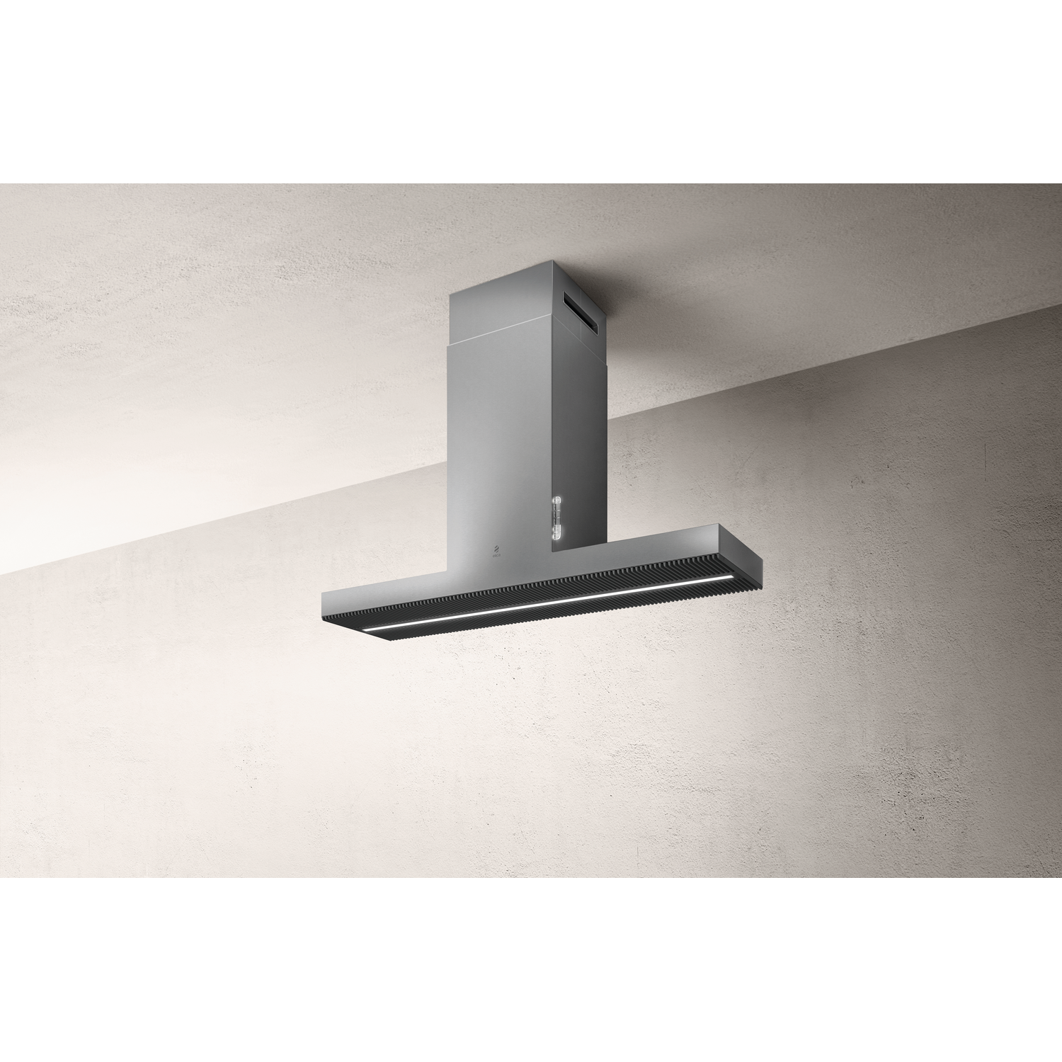 Haiku island îlot aspiration inox 120 cm 