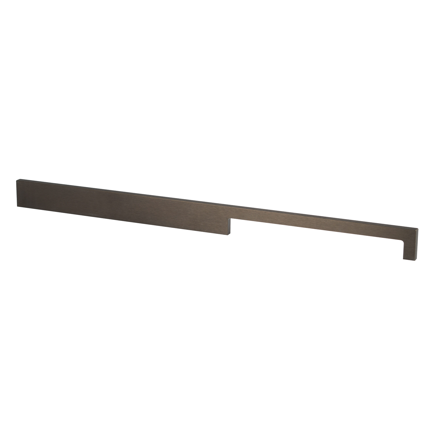 Poignée drimo 480mm alu bronze foncé brossé asymm 