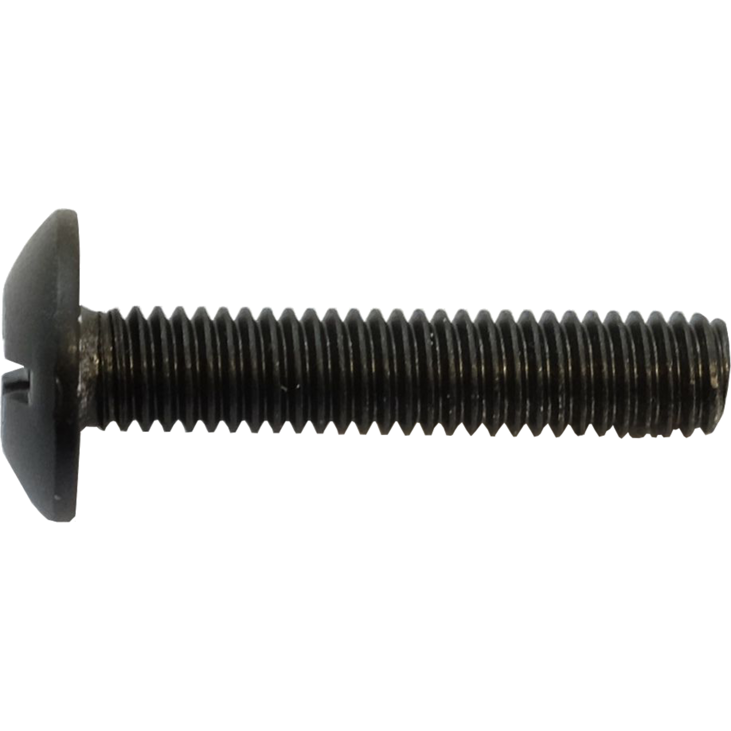 Schroef vr kastbaarh. ovaal zamak zwart m6x30