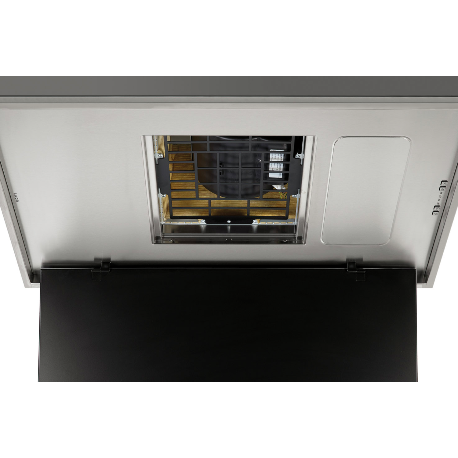 Novy Pureline 90 cm inox moteur s/s Led 
