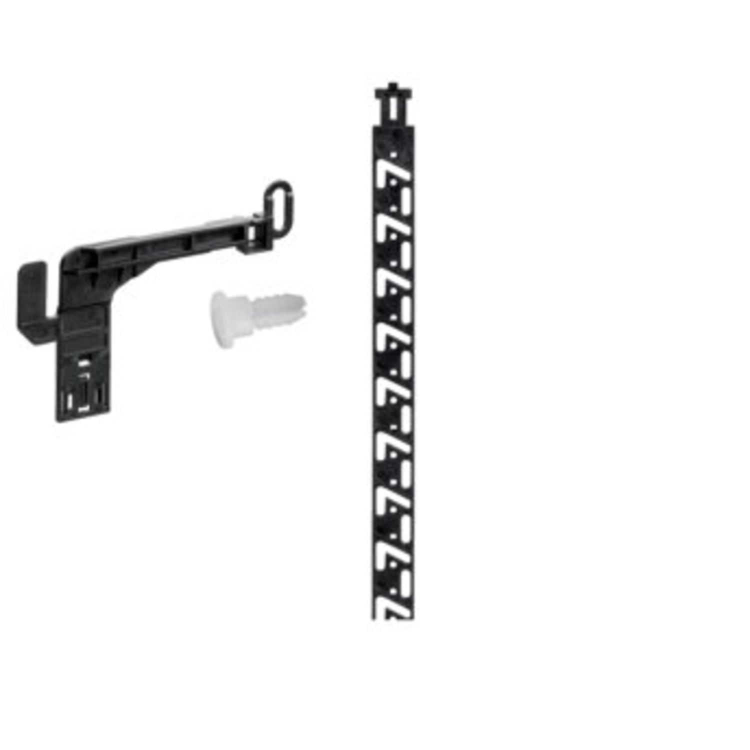 Kits de tringles de verrouillage Stop Control, rangée de perçages 32 mm, Longueur HE 7 + 1, à droite