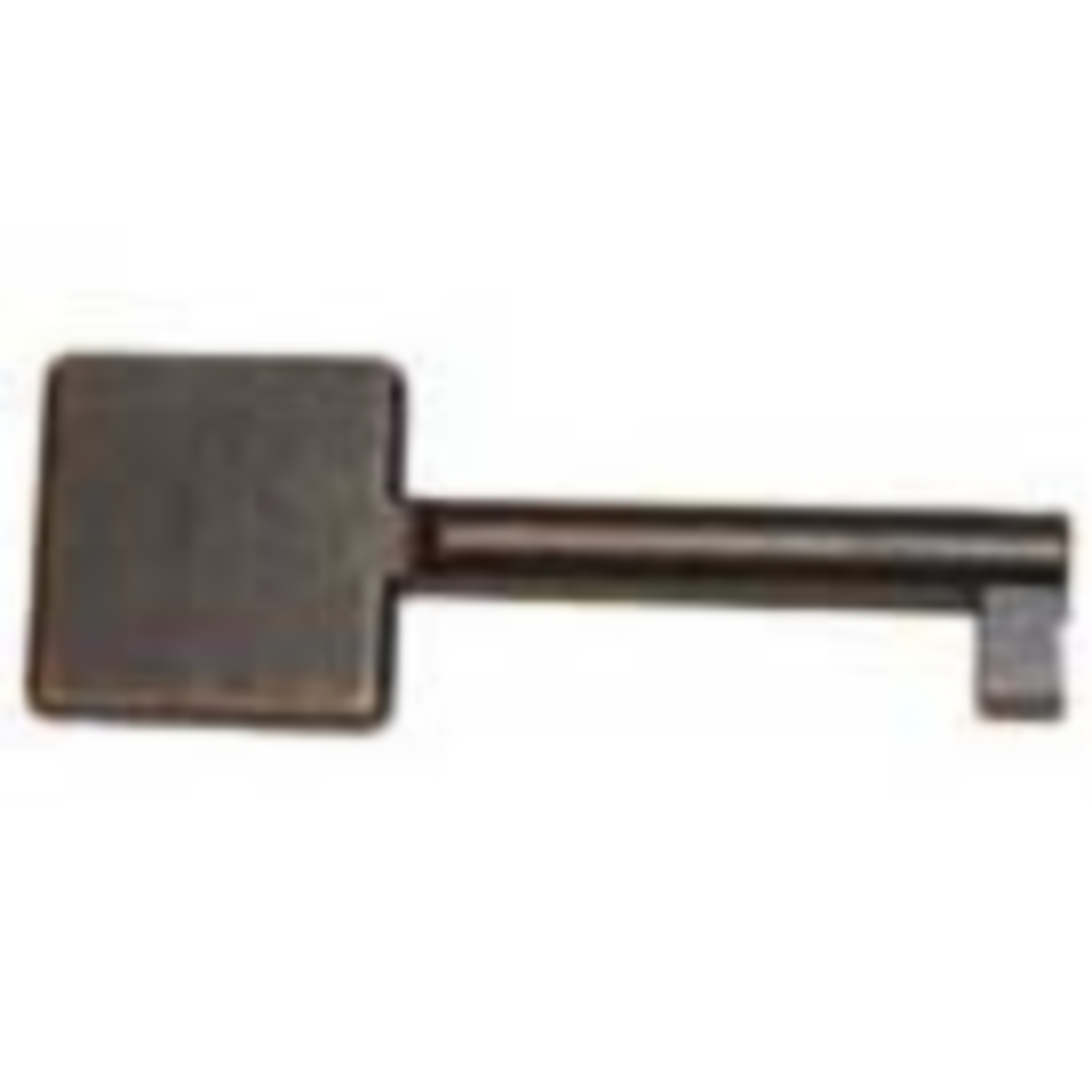 Clef carré zamak 43mm bronze foncé 