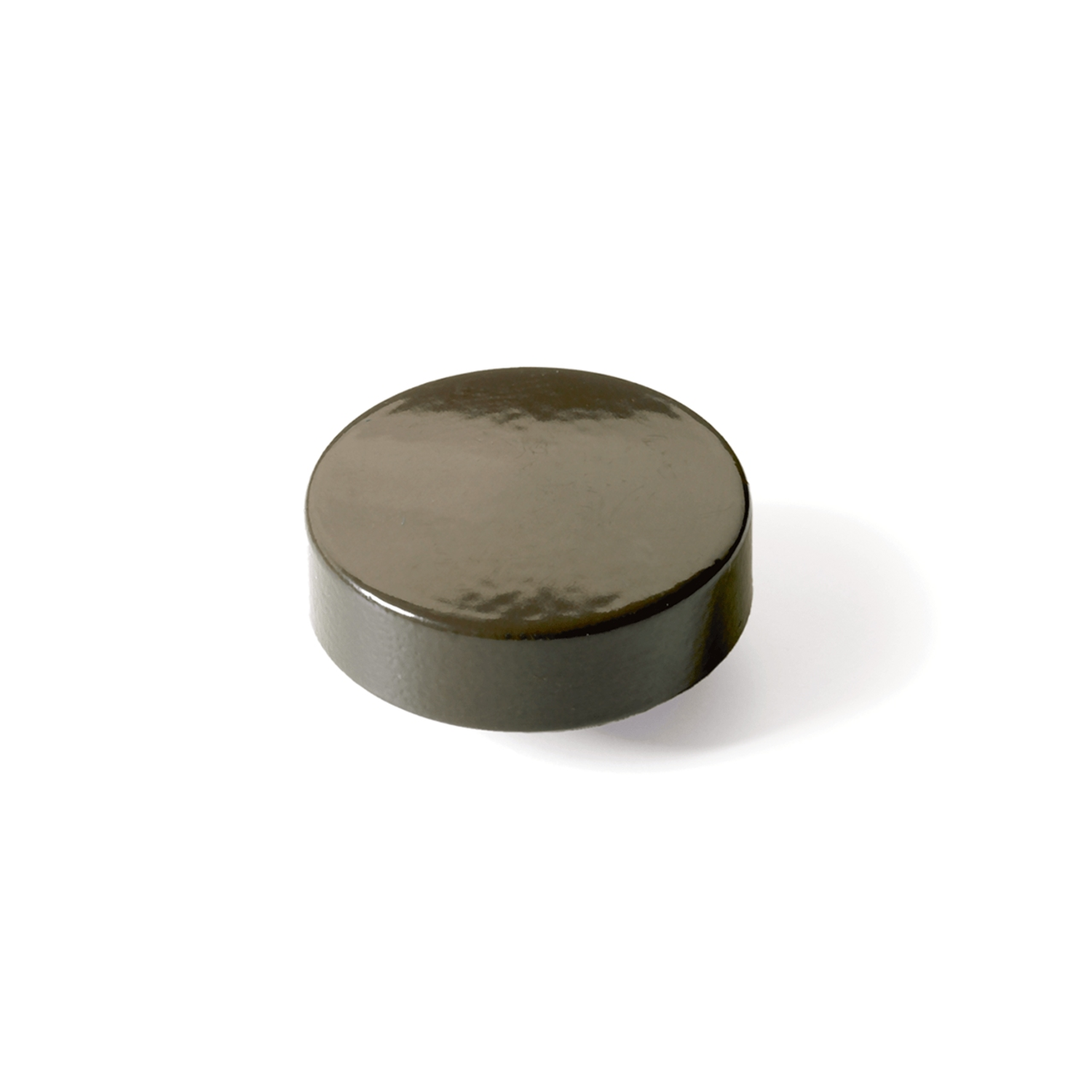 Socle de fixation avec filetage M4 pour poignées en cuir, aspect bronze antique