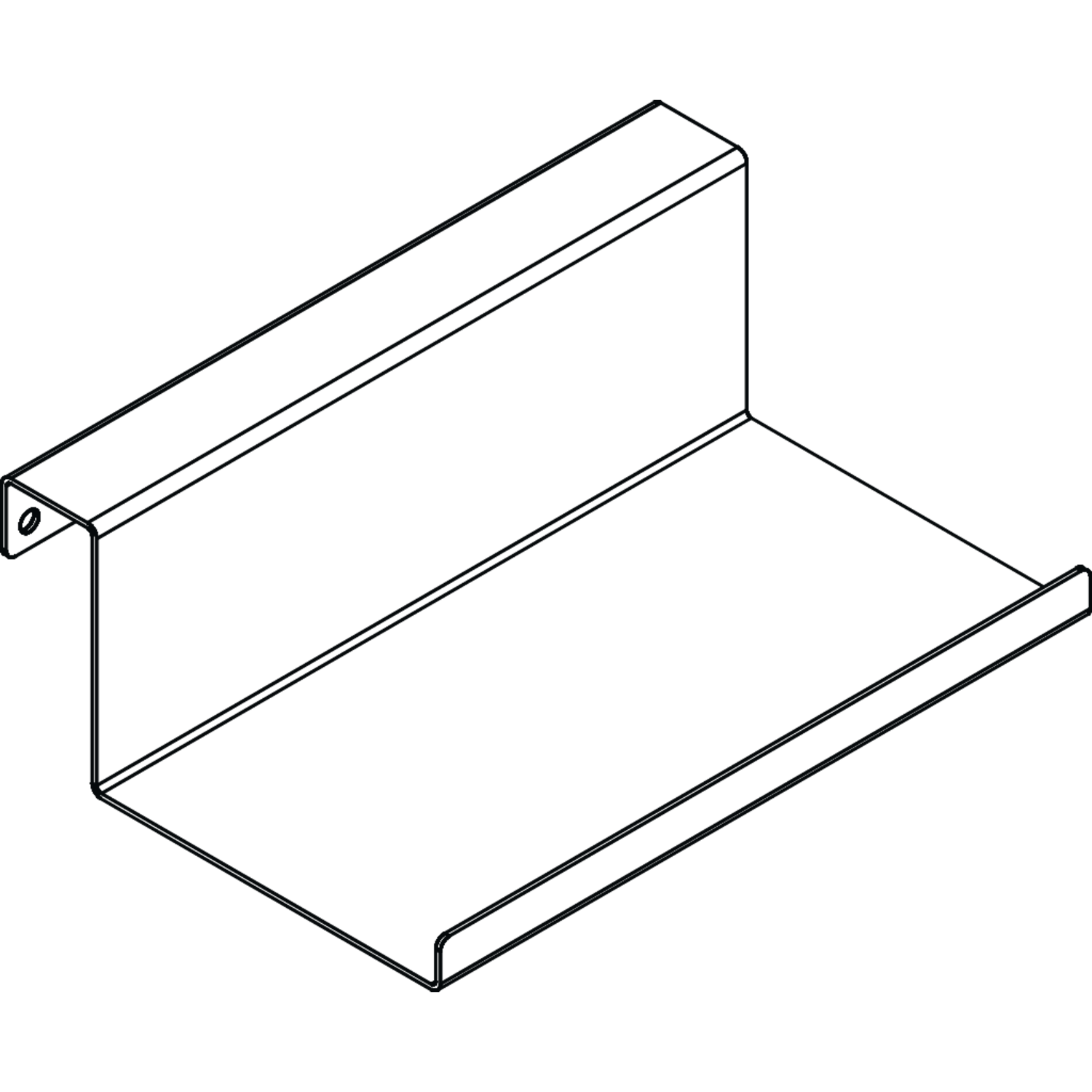 One Niche hangelement kort 140mm zwart mat