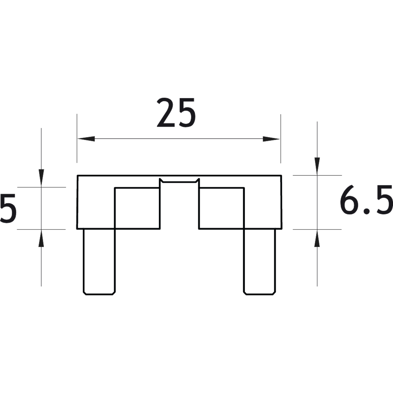 Embout profilé Led channelline 11 anthracite 
