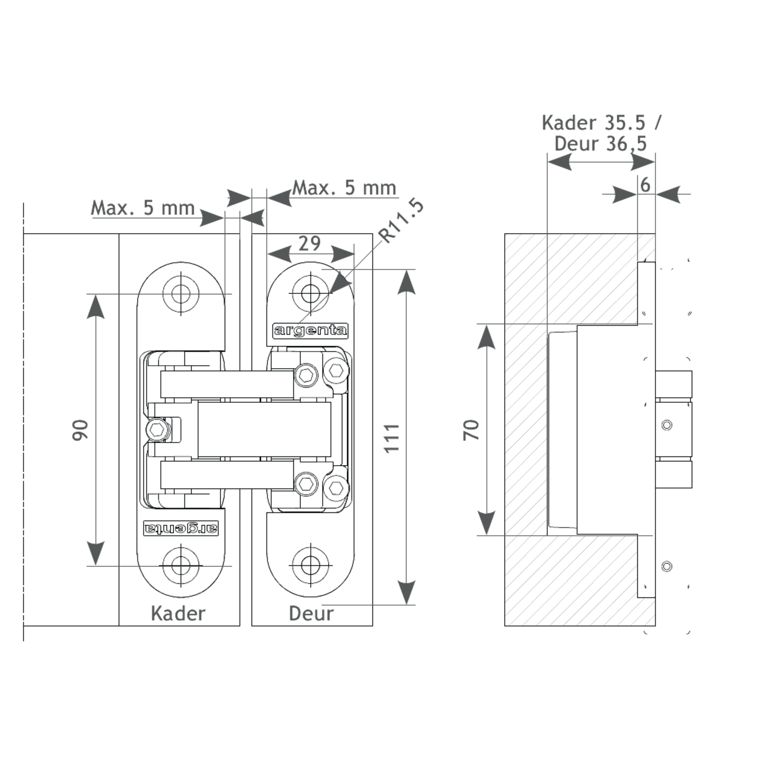 Argenta invisible medium 